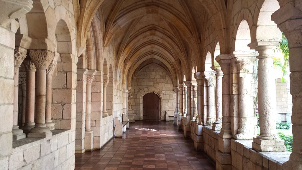 The cloisters at St. Bernard de Clairvaux Church, Miami. 