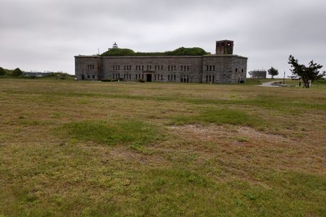 Fort Taber, granite fort (usually closed, but during reenactments, open to the public).