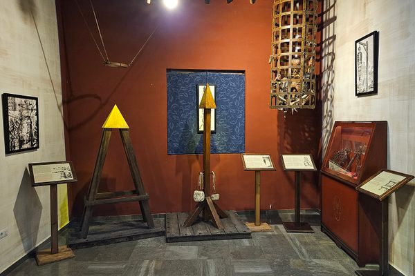 One of the rooms in the Museo de la Inquisición.