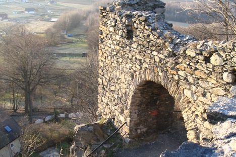 The sally port from above.