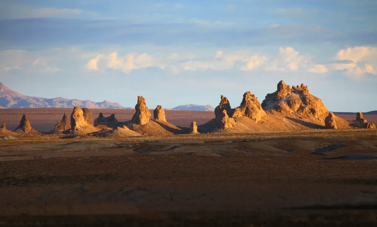 Trona Pinnacles in Trona, California.