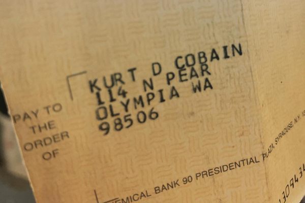 In a matter of months, Cobain wouldn't need the $26.57 anyway.