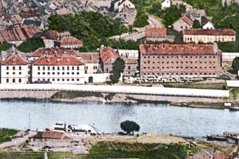 Old photo of the prison