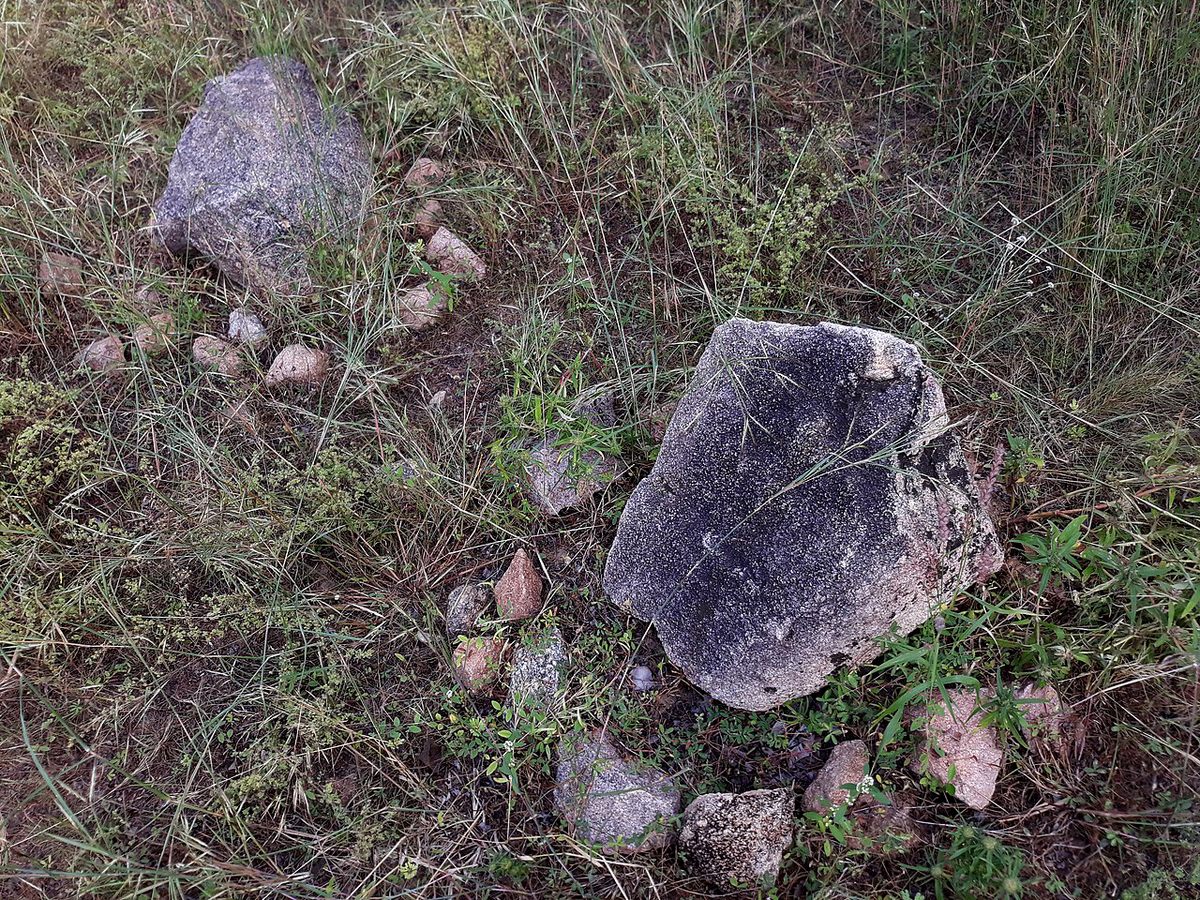 Circles of stones mark graves at Pikworo.
