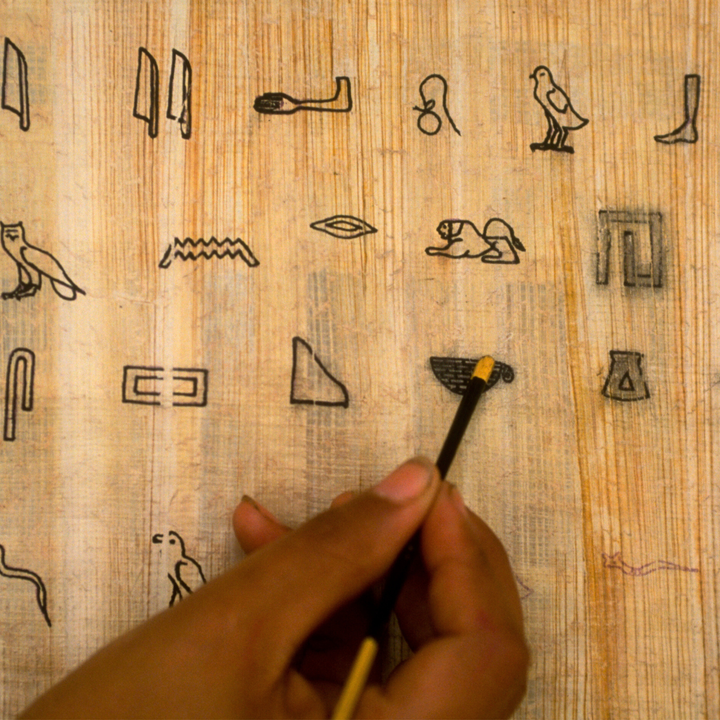 Learn to write in Ancient Egyptian hieroglyphics