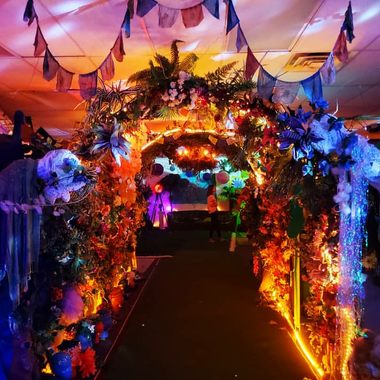 The entryway guiding your way through.