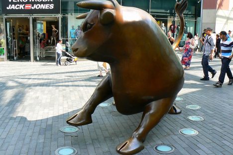 The Guardian, the Original Birmingham Bull Sculpture