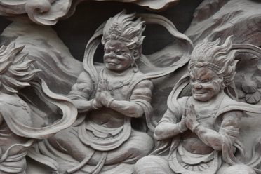 Buddhist guardian deities.