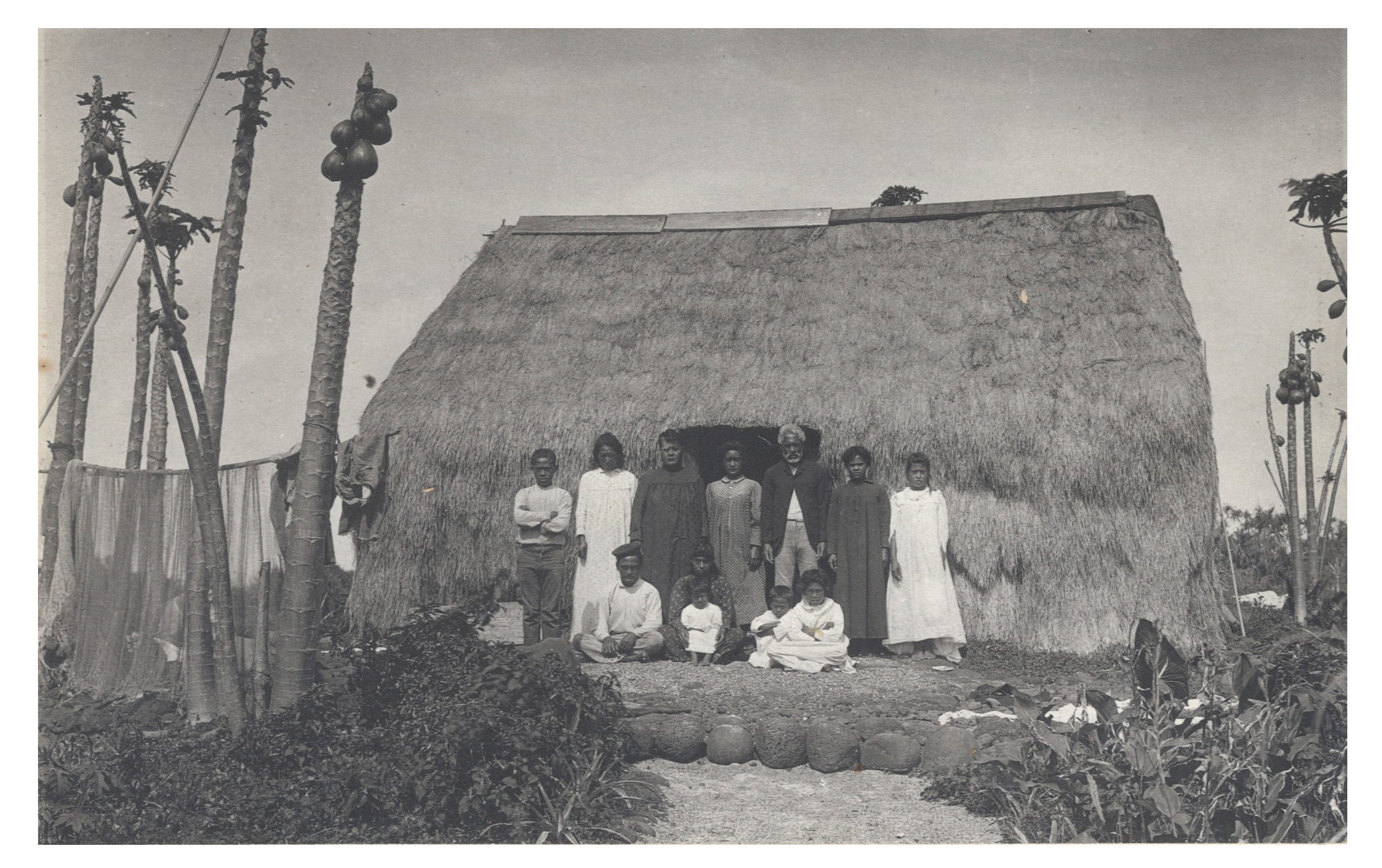 A family in Hawai'i.