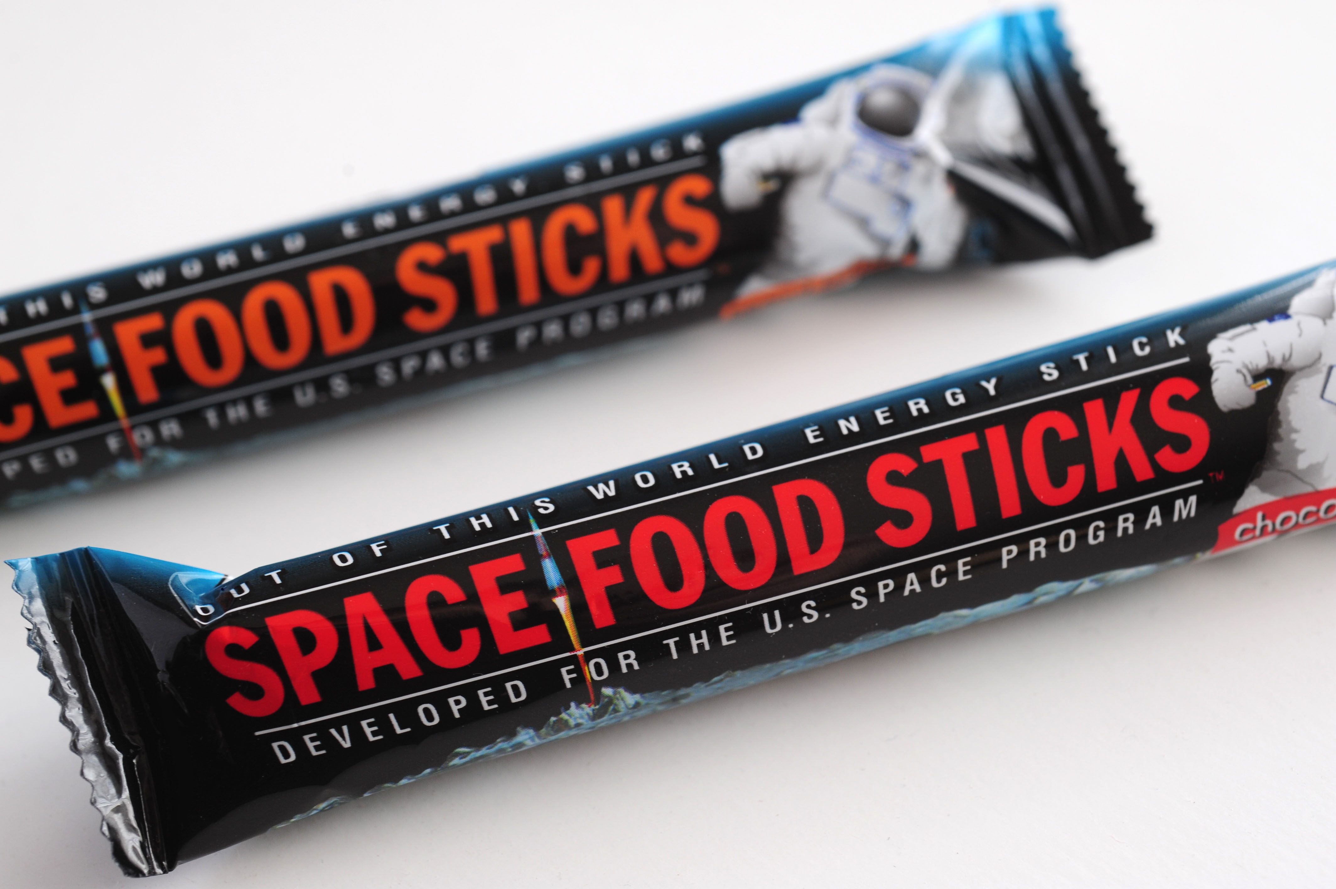 astronaut chocolate stick