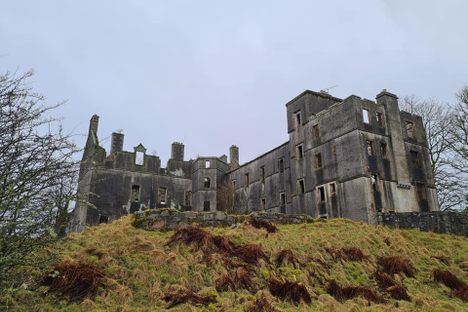 Kenmure Castle from down the hill