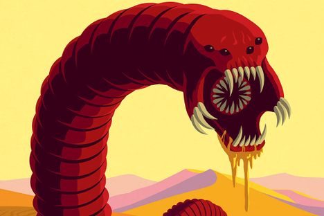 The fearsome cryptid is said to grow up to six-feet-long and spit deadly poison.