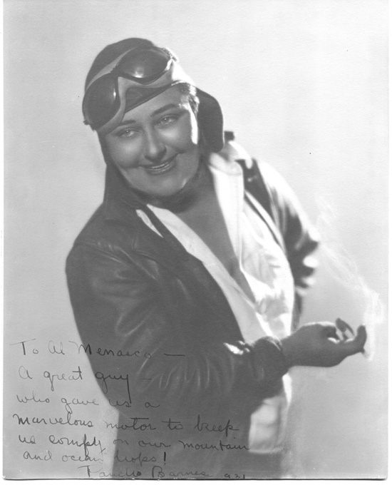 Pancho Barnes was another early member, who broke Earhart's air speed record and helped form the first movie stunt pilots' union.