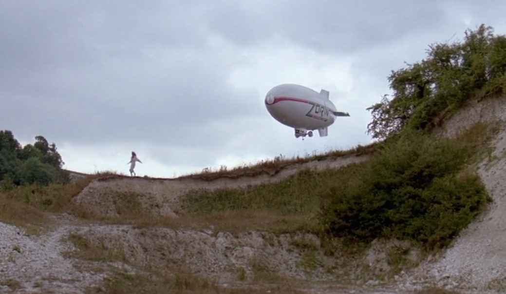 Blimp over the Magic Kingdom 