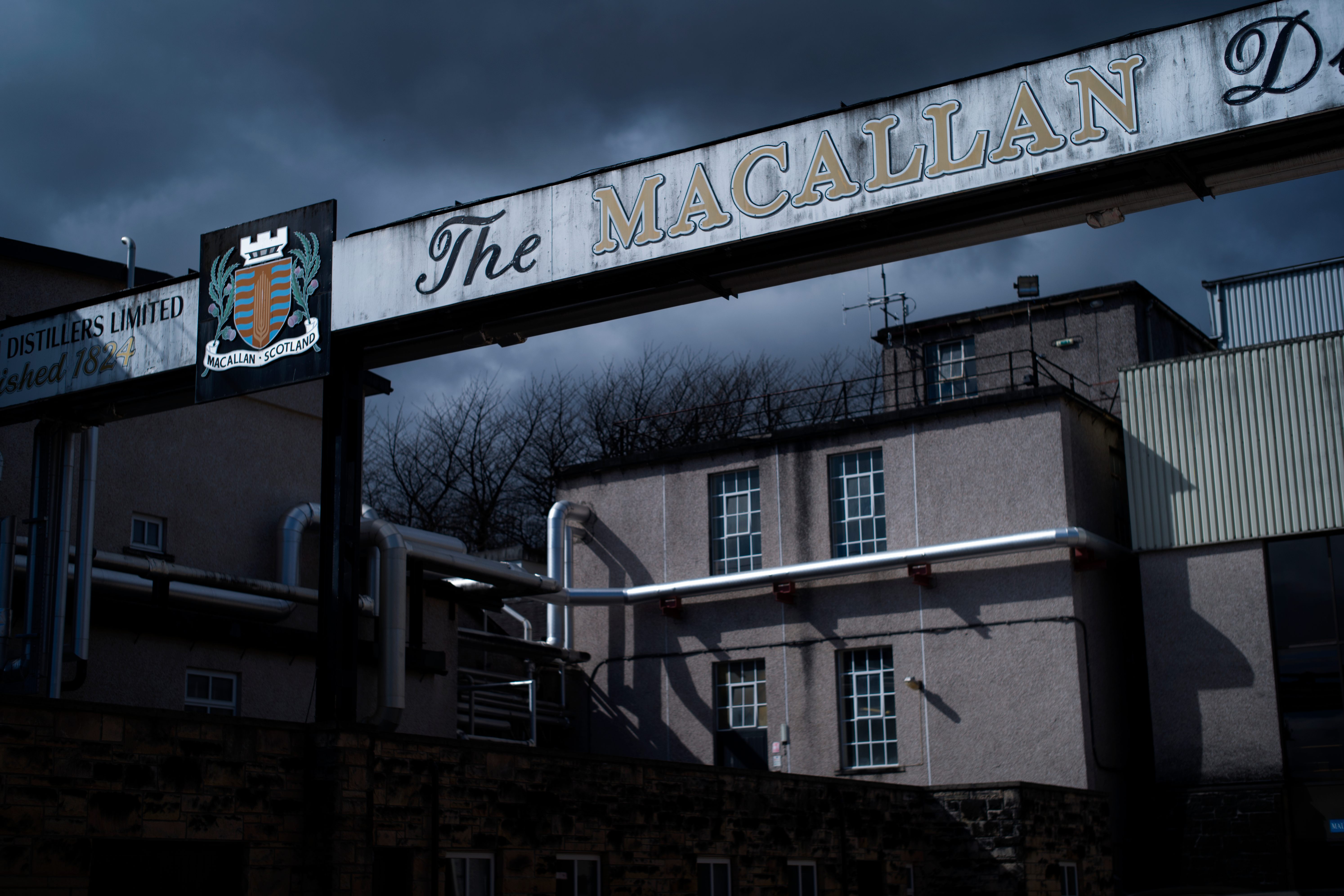 The entrance to The Macallan. 