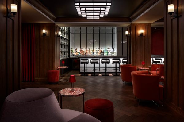 The trendy bar Silver Lyan sits in what was once the historic Riggs Bank.