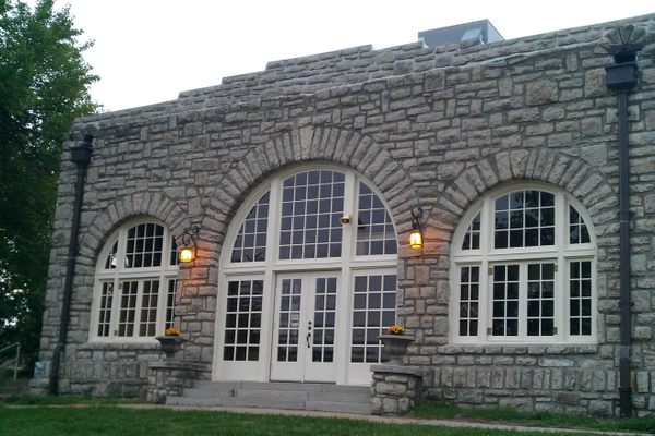 The exterior of the Adair Cabin and John Brown Museum.