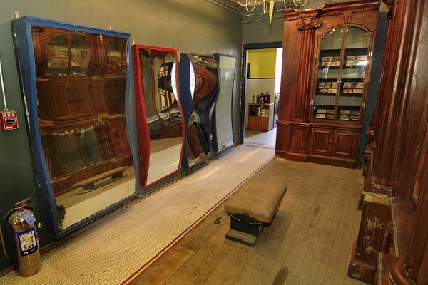 The interiors of the small museum 