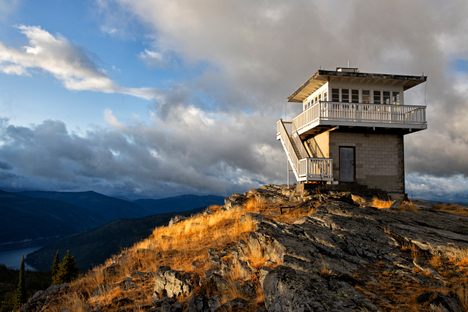 Webb Mountain Lookout in the Kootenai National Forest in far northwest Montana. 