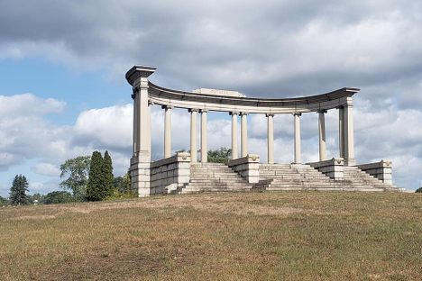 The Pothier Family Mausoleum.