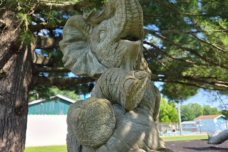 Norma Jean Circus Elephant Monument