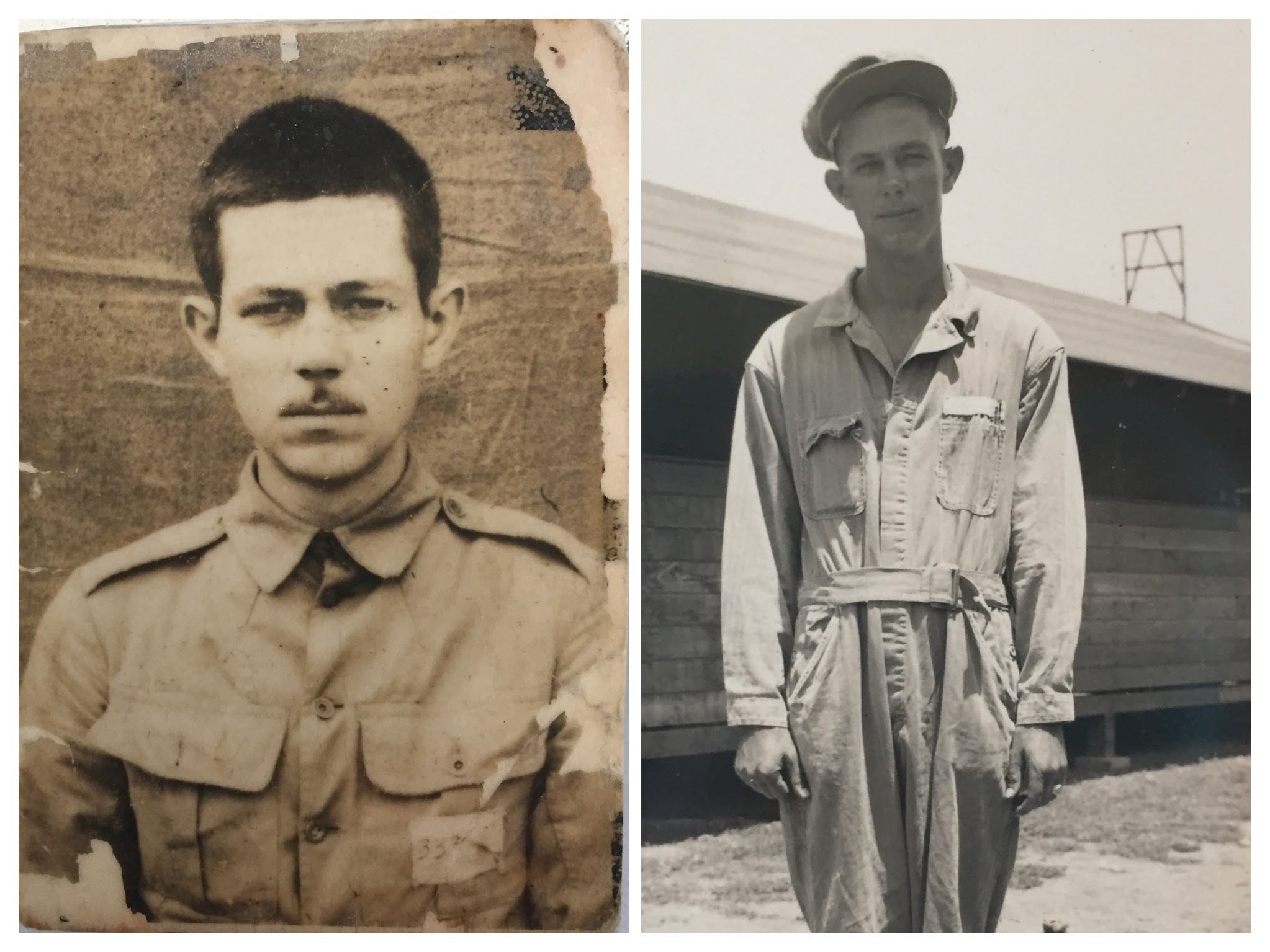 Sergeant Warren Stewart, an American POW, who kept a diary of recipes from memory while detained in a Japanese prison camp.