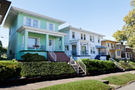 Houses in the Cement City Historic District
