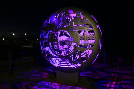 The Alauna Aura at night