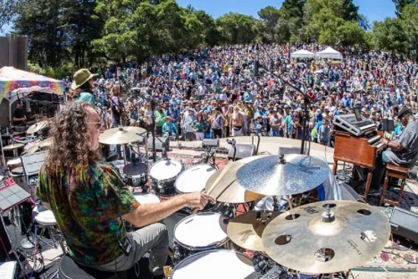 Celebrating Jerry Day in San Francisco.