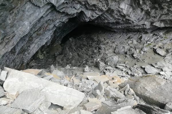 the cave