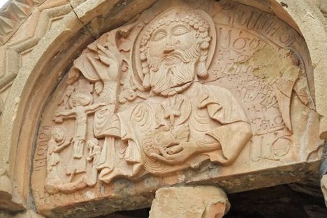 The relief that saved the monastery from Mongols