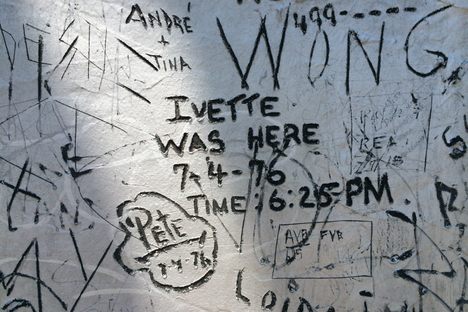 Hidden Wall of 1976 Graffiti