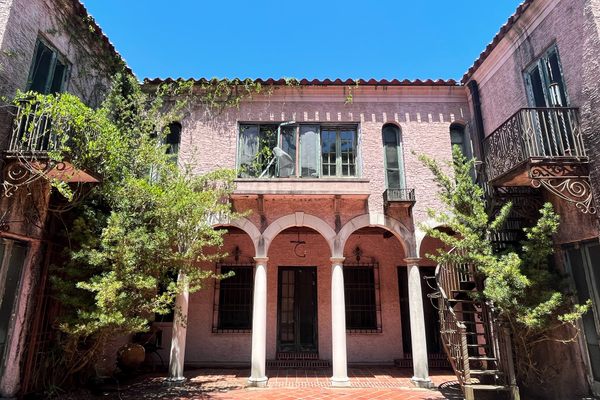 An exterior view.