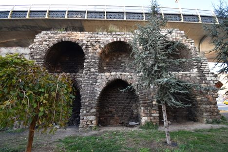 The remains of the old Galata Walls.
