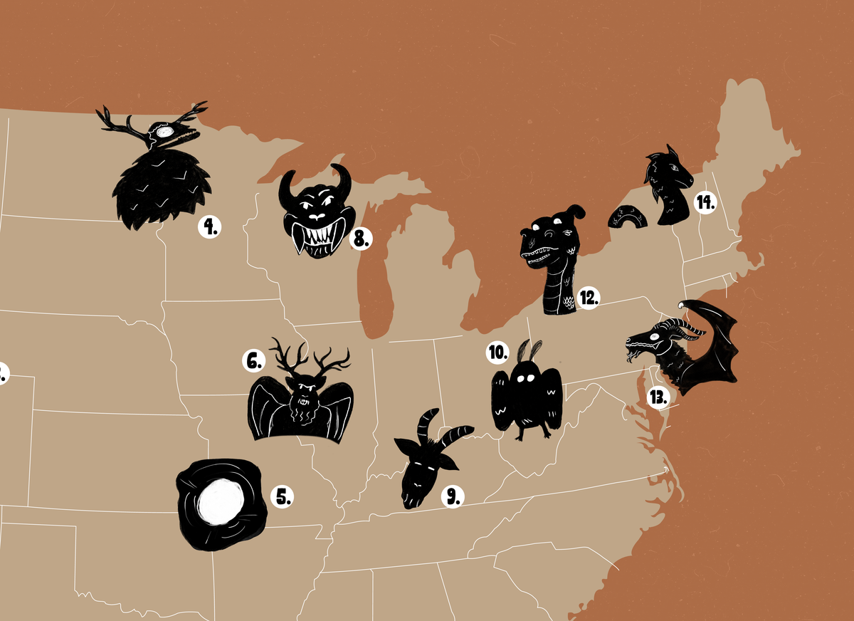 Explore the United States of Cryptids