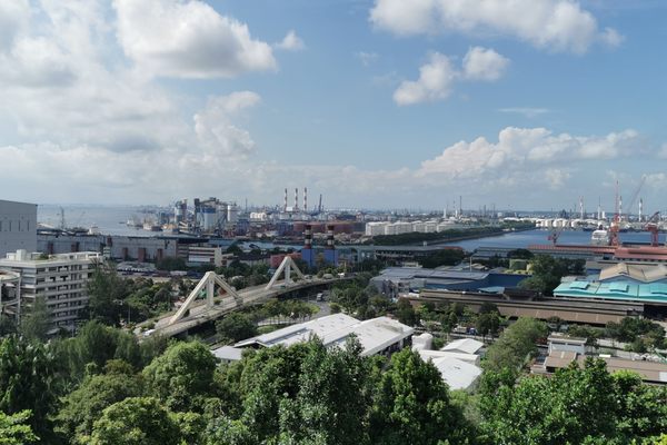 Bird’s eye view of Jurong Island