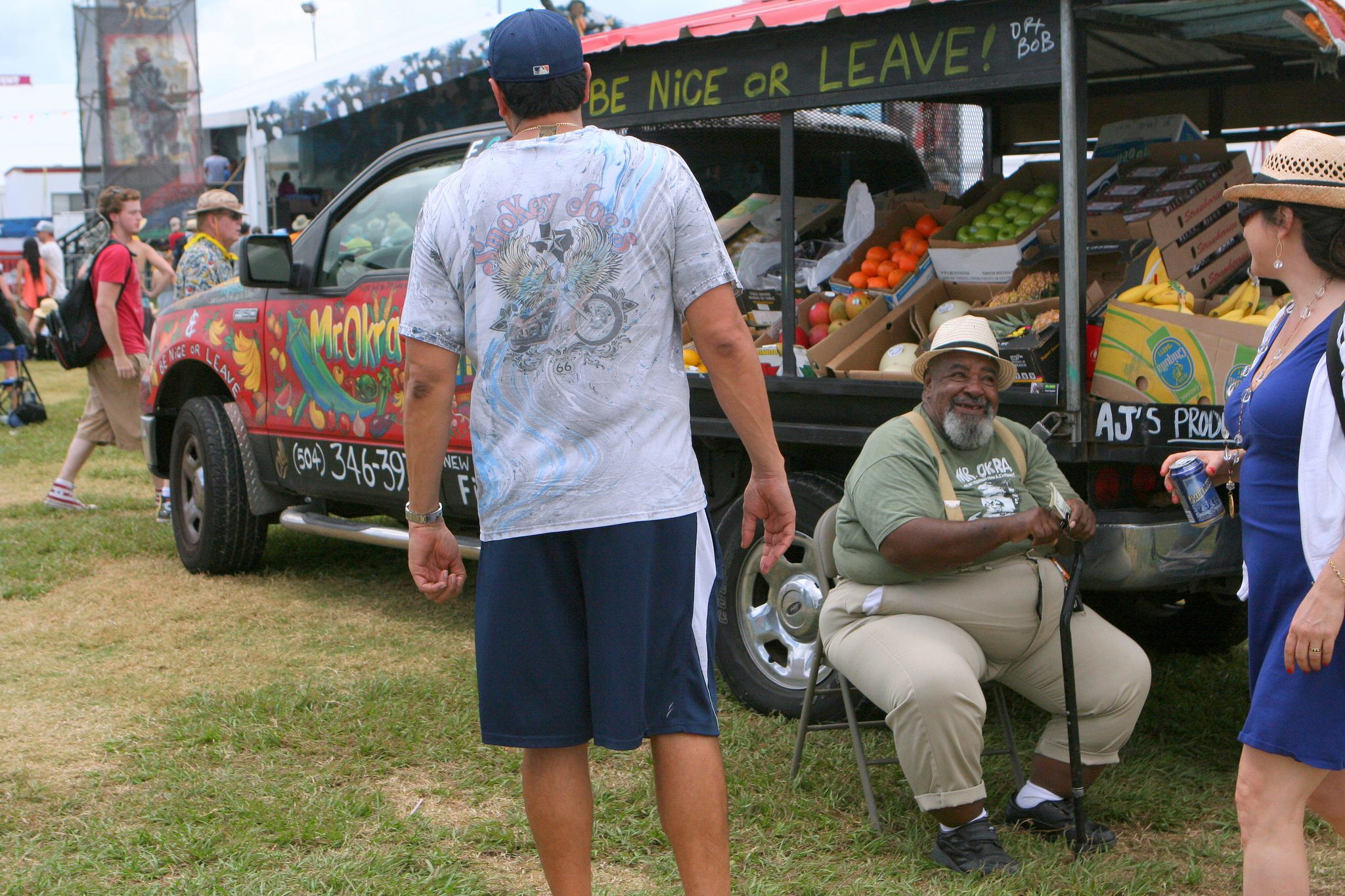 Mr. Okra in 2012.