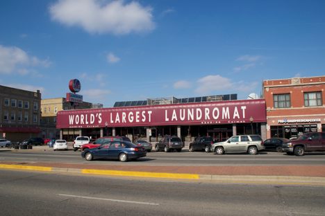 Front of World's Largest Laundromat