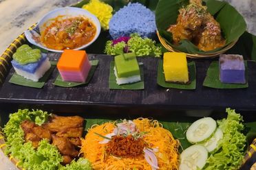 An assortment of kuih served at the eatery. 