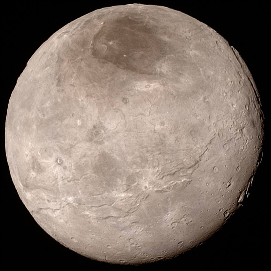The planet Charon, now full of explorers.