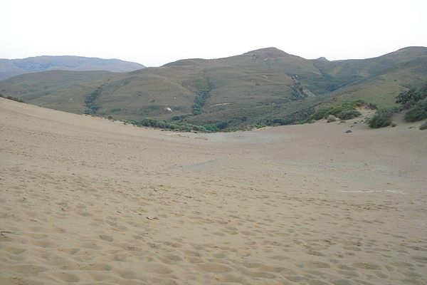 Sand dunes in Lemnos.