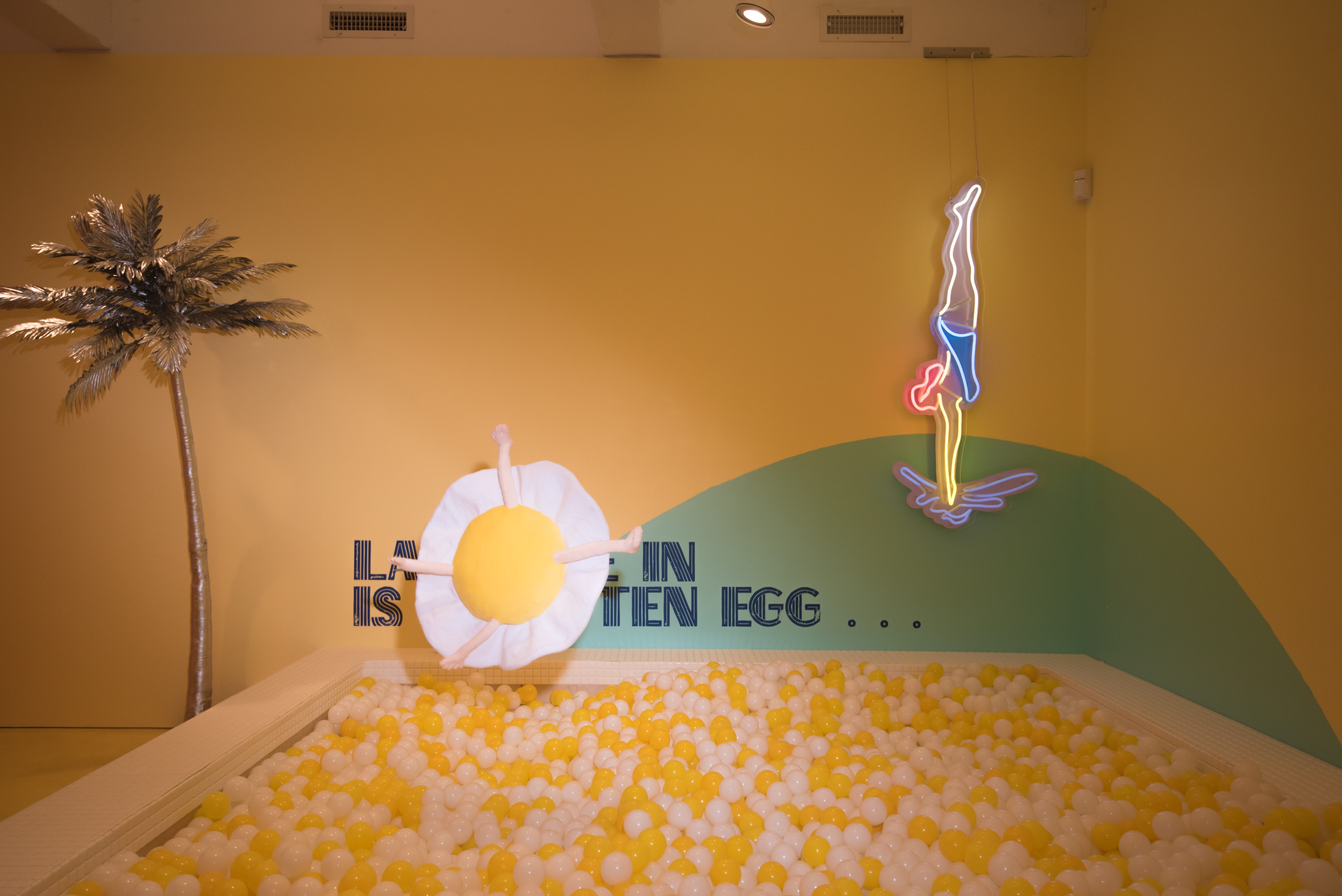 An egg-themed pop-up installation is coming to DTLA