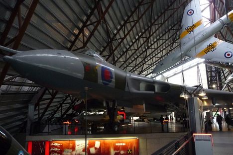 Vulcan Bomber and Hawker Hunter