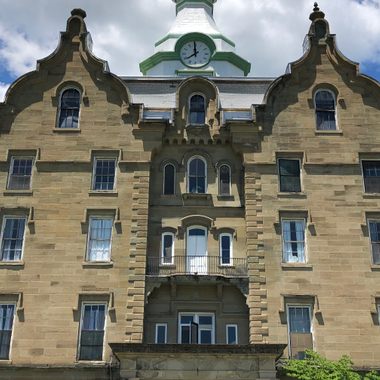 The main entrance into the Asylum.
