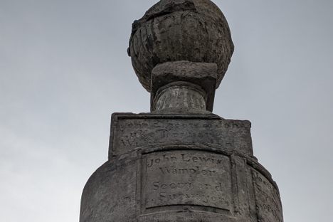 Top of Jug Bridge Monument.