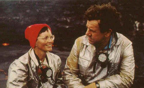 Katia and Maurice Krafft were knew there was danger in getting so close to erupting volcanoes, but they believed the the scientific research to be done there was essential.