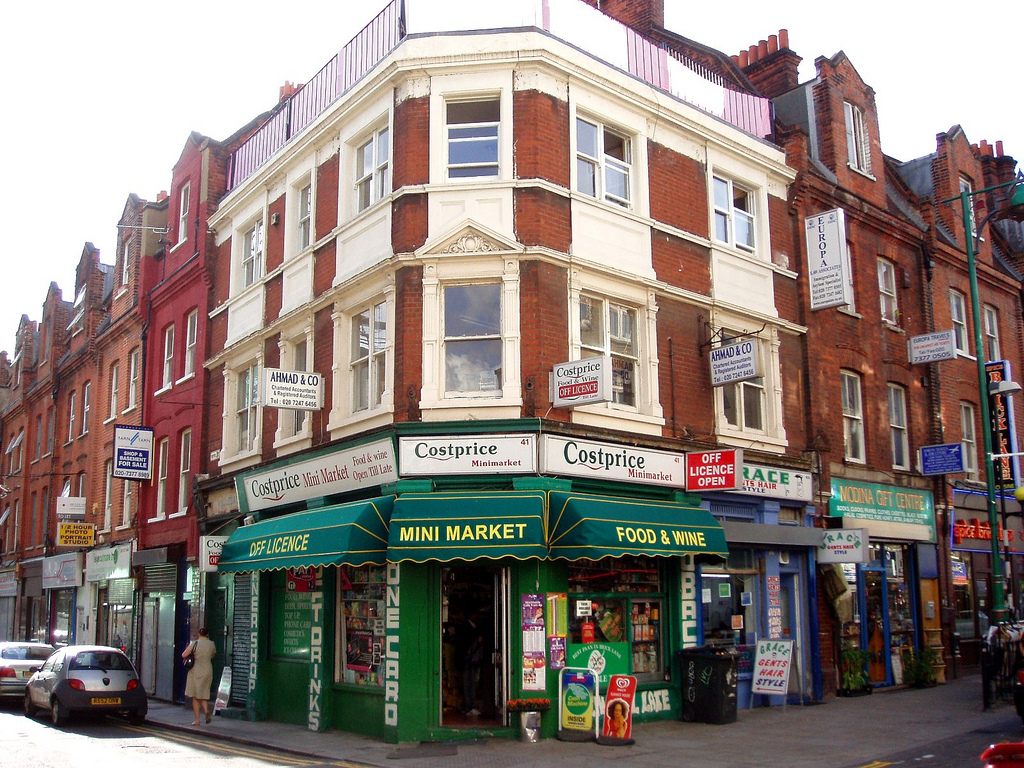 A convenience store - or corner store - in London. 