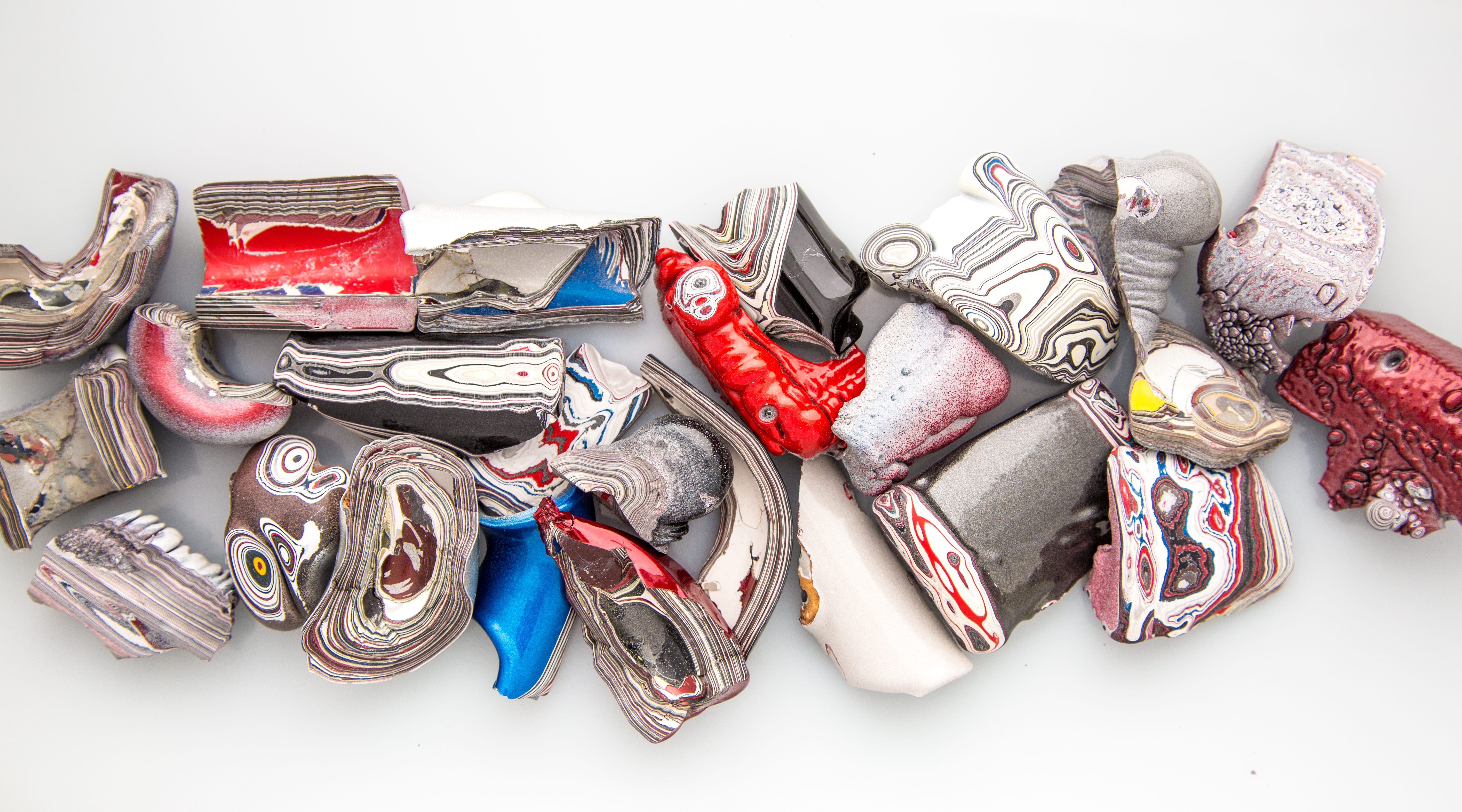 Fordite comes in all sorts of colors.