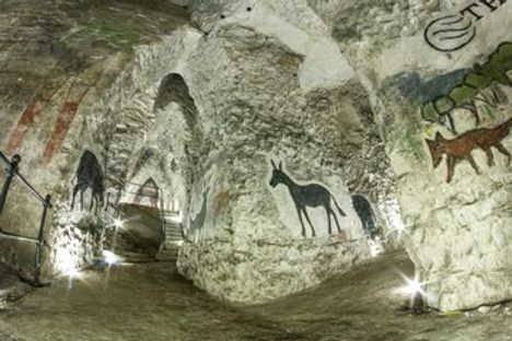 View of the caves.