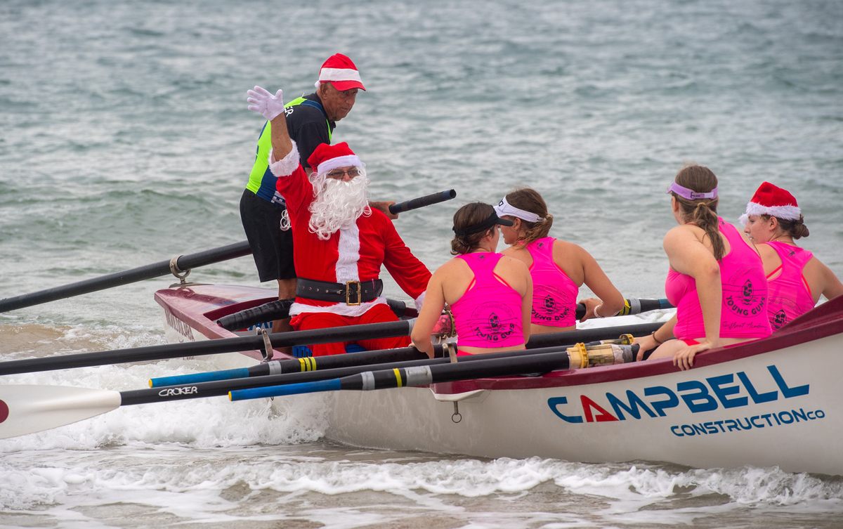 The "reindeers" in Mooloolaba wear Speedos.